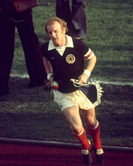 Billy Bremner Scotland captain at the start of their World Cup match again Brazil 18th Billy Bremner Scotland captain at the start of their World Cup match again Brazil 18th