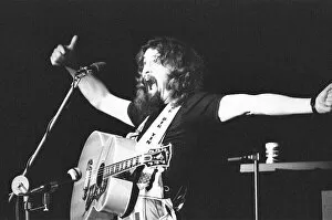 Images Dated 15th February 1979: Billy Connolly in concert, performing on stage at Durham University, Durham