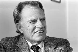 Images Dated 19th January 1984: Billy Graham, American Christian evangelist, in London, 19th January 1984
