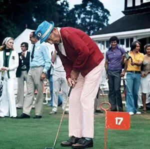 Bing Crosby in Scotland playing golf 1976
