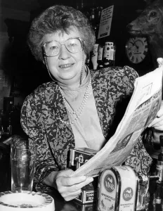 Images Dated 20th March 1989: Birdie Wynne, Land Lady of The Stag, Bishop Street, Coventry, 20th March 1989