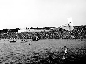 The Birdmen of Selsey: As David Cook takes off, his helpers plunge into the sea The Birdmen of Selsey: As David Cook takes off, his helpers plunge into the sea