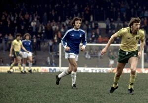 Images Dated 8th April 1978: Birmingham City 2 v. Norwich City 1 Martin Peters of Norwich. 8th April 1978