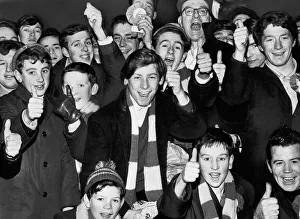 00492 Gallery: Birmingham Football supporters. 6th January 1965