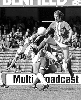 Birmingham's Bob Hatton (centre) gets to the ball ahead of QPR' Birmingham's Bob Hatton (centre) gets to the ball ahead of QPR'
