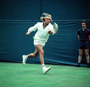 Images Dated 1st June 1975: Bjorn Borg at Wimbledon 1975. *** Local Caption *** watscan - - 19 / 04 / 2010