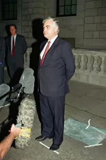 Images Dated 16th September 1992: Black Wednesday. Chancellor of the Exchequer Norman Lamont gives a press conference