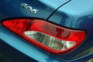 Images Dated 11th August 1997: BLUE PEUGEOT 406 COUPE CAR AUGUST 1997 REAR LIGHTS