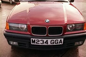 Images Dated 15th February 1998: BMW 3 SERIES USED CAR February 1998 Metallic red