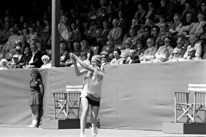 BMW Championships, Eastbourne. Betty Stove seen here in action against Martina