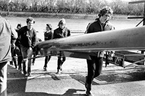 Boat Race Oxford. March 1975 75-01678-002