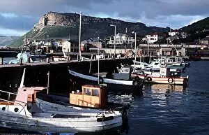 Images Dated 1st October 1973: Boats in the harbour of Kalk Bay in Capetown in the early morning
