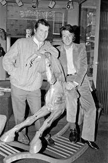 Grand National Gallery: Bob Champion (left) and John Hurt (right) pictured in London