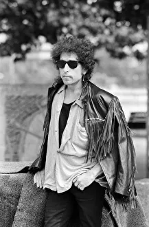 Bob Dylan attends a photocall for their film 'Hearts of Fire'. 17th August 1986 Bob Dylan attends a photocall for their film 'Hearts of Fire'. 17th August 1986