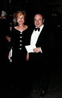 Images Dated 19th July 1993: Bob Hoskins Actor with his wife Linda Hoskins for the Re-Opening of The Savoy Theatre