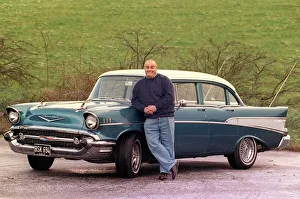 BOB JAMES WITH HIS 1957 CHEVY car December 1999 ROAD RECORD Supplement BOB JAMES WITH HIS 1957 CHEVY car December 1999 ROAD RECORD Supplement