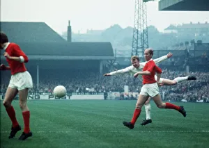 Bobby Charlton, 1970 Manchester United football v Leeds 17th October 1970 Bobby Charlton, 1970 Manchester United football v Leeds 17th October 1970