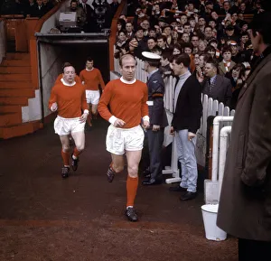 Bobby Charlton leads Manchester United team mates including Nobby Stiles Bobby Charlton leads Manchester United team mates including Nobby Stiles