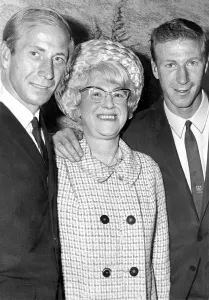 Bobby and Jack Charlton with their proud mother Cissie Charlton at a civic reception in Bobby and Jack Charlton with their proud mother Cissie Charlton at a civic reception in