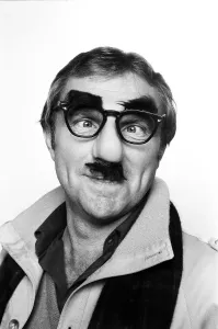 Bobby Moore wearing Colonel Blimp mask photographed in the Daily Mirror studio Bobby Moore wearing Colonel Blimp mask photographed in the Daily Mirror studio
