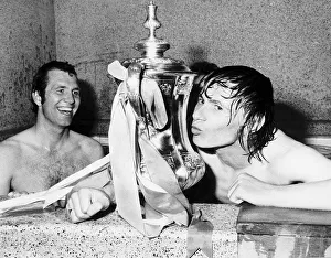 Bobby Stokes kisses the cup after winning th FA cup final 1976 Bobby Stokes kisses the cup after winning th FA cup final 1976