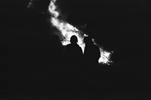 Images Dated 5th November 1980: Bonfire Night at Waterloo Meadows park, Reading, Berkshire, November 1980