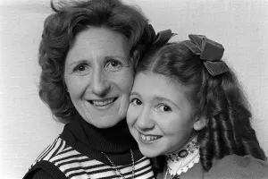 Bonnie Langford aged thirteen with her mother Bonnie Langford aged thirteen with her mother