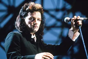 Bono, lead singer of Irish Rock group U2, pictured during the band;' Bono, lead singer of Irish Rock group U2, pictured during the band;'