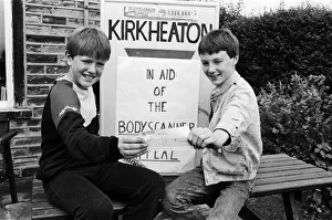 Boosting the bodyscanner are friends Stephen Dodds, 12 (right) and Jason Lodge, 11 Boosting the bodyscanner are friends Stephen Dodds, 12 (right) and Jason Lodge, 11