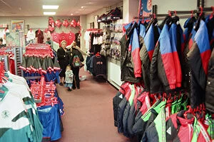 Images Dated 3rd January 1996: Boro club shop, 3rd January 1996