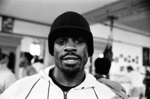 Images Dated 30th October 1985: Boxer Errol Christie training for his fight against Mark Kaylor in the Thomas O'