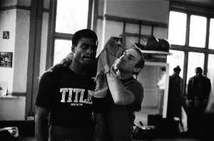 Images Dated 30th October 1985: Boxer Errol Christie training for his fight against Mark Kaylor in the Thomas O'