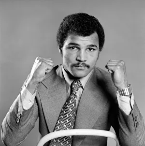 Boxer: John Conteh. November 1974 S74-6746-001 Boxer: John Conteh. November 1974 S74-6746-001