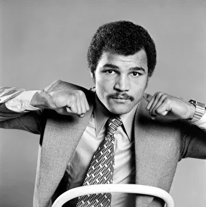 Boxer: John Conteh. November 1974 S74-6746 Boxer: John Conteh. November 1974 S74-6746