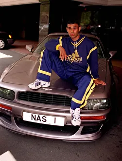 BOXER PRINCE NASEEM HAMED WITH HIS NEW 230,000 ASTON MARTIN SPORTS CAR IN LONDON BOXER PRINCE NASEEM HAMED WITH HIS NEW 230,000 ASTON MARTIN SPORTS CAR IN LONDON