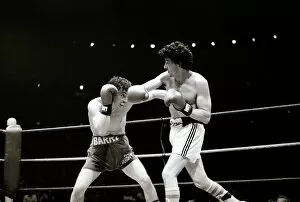 Images Dated 5th July 1984: Boxing - Barry McGuigan v Esteban Eguia at the Royal Albert Hall