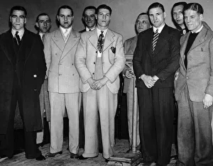 Boxing Boxers Alex Jackson Johnny Jenkins Dennis Cahill Boxing Boxers Alex Jackson Johnny Jenkins Dennis Cahill