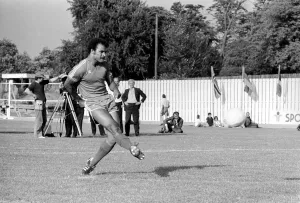 Boxing champion John Conteh took the sporting joke of the year seriously Boxing champion John Conteh took the sporting joke of the year seriously