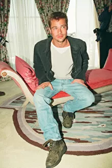 Images Dated 24th April 1995: Brad Pitt at The Dorchester Hotel. Brad its in London to promote his new