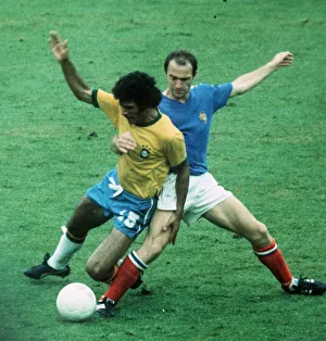 Brazil v Yugoslavia World Cup 1974 football Brazil v Yugoslavia World Cup 1974 football