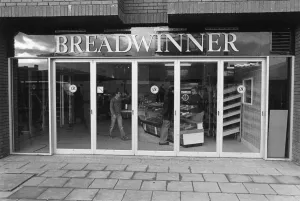 Breadwinner bakery at Hill Street Centre, Middlesbrough, 11th November 1981 Breadwinner bakery at Hill Street Centre, Middlesbrough, 11th November 1981