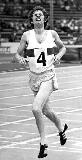 Images Dated 27th August 1973: Brendan Foster at Crystal Palace during the Great Britain