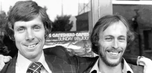 Brendan Foster and fellow athlete Mike McLeod in June 1978 15/06/78 Brendan Foster and fellow athlete Mike McLeod in June 1978 15/06/78