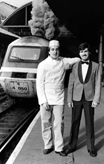 Brian Beacher of Whitley Bay and Graham Lamb (right) of Gosforth on 21st September 1985 Brian Beacher of Whitley Bay and Graham Lamb (right) of Gosforth on 21st September 1985