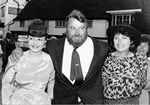 Images Dated 1st July 1990: Brian Blessed British actor with his wife Hidergarde