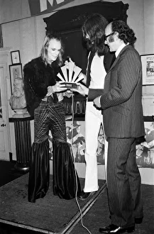 Brian Eno holding receiving his award at The Oval Pop Festival, Oval Cricket Ground Brian Eno holding receiving his award at The Oval Pop Festival, Oval Cricket Ground