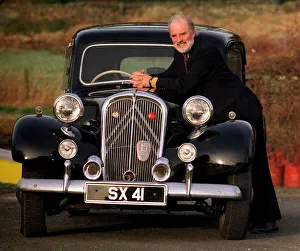 Brian Hall with his Old Citroen February 1998 Brian Hall with his Old Citroen February 1998