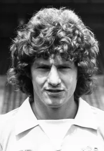 Brian Kidd, Manchester City Forward, August 1977 Brian Kidd, Manchester City Forward, August 1977