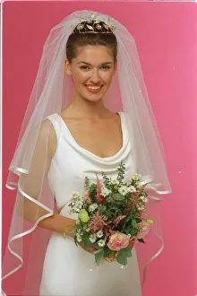 Brides Wedding Hair Feature July 1999 Model wearing Wedding Dress weby Brides Wedding Hair Feature July 1999 Model wearing Wedding Dress weby