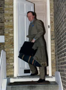 Brigadier Andrew Parker Bowles Leaving his Kensington home. NovemberE1992 P003844 Brigadier Andrew Parker Bowles Leaving his Kensington home. NovemberE1992 P003844